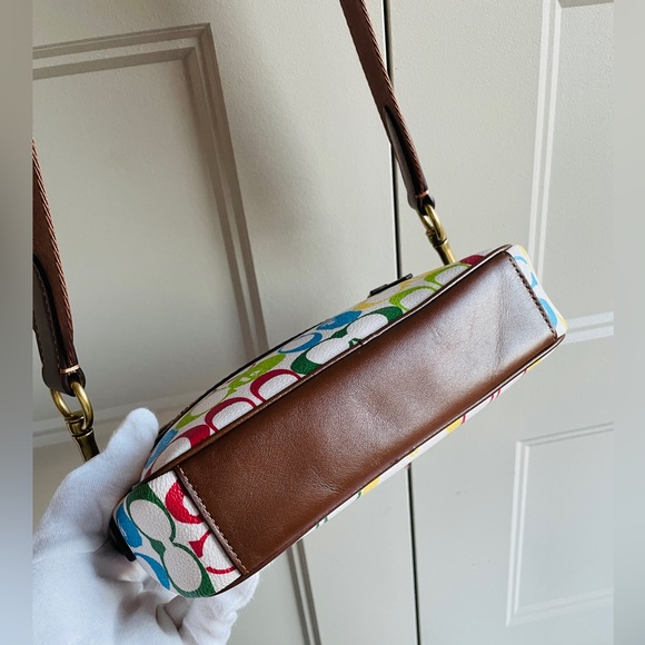 【Bape X Coach】 Academy Crossbody In Signature Canvas With Ape Head - Picture 6 of 14